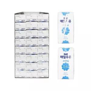 매일 멸균우유 고소한맛 200ml x 24개입 1박스 팩우유