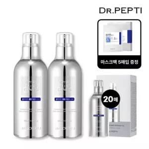 닥터펩티 펩타이드 볼륨에센스2.0 2개(리프팅 프로 파우치20매+마스크팩 5매입(본품)(정가 198000원)