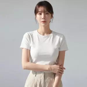 KARRA 엘라스틱심플티셔츠_A4M1228
