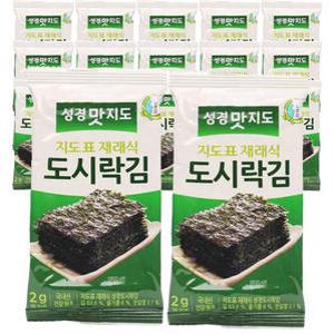 도시락김 성경김 지도성경김 재래김 지도표 맛지도 재래식 2gX240봉입 김