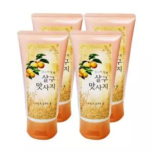 드봉 살구씨 듬뿍 살구맛사지 스크럽 클렌징폼 120g x4개