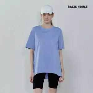 (최초가:34,900원) 베이직하우스 [2PACK]여성 소로나 세미오버핏 라운드넥 반팔티셔츠 LZTS3202S2