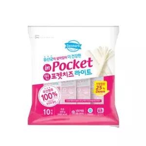 동원 덴마크 인포켓 스트링 치즈 라이트 20g, 10개입, 3개