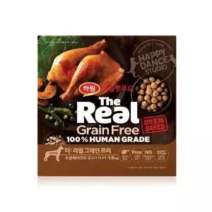 하림펫푸드 강아지사료 더리얼 그레인프리 오븐베이크드 시니어 강아지사료 닭 1.6kg 1개