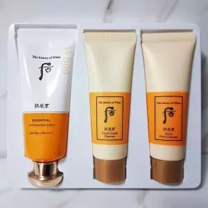 후 공진향 진해윤 선크림60ml+폼40+크림 클렌져40ml 기획세트