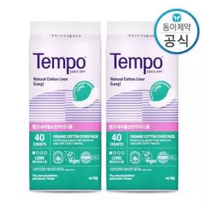 동아제약 템포 유기농 순면 팬티라이너 롱 80p