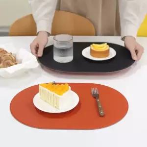 [페니체] 플랫레더트레이 테이블매트 식탁매트 쟁반