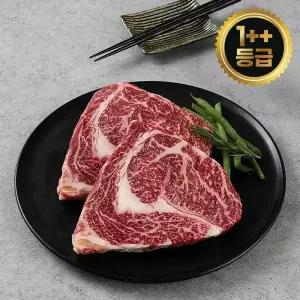 우등생 한우 1++등급 400g 등심 (200g x 2팩) / 국내산소고기