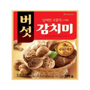 대상 청정원 버섯 감치미 500g
