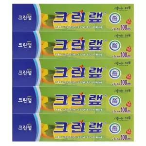 크린랩 음식랩 전자레인지랩 22cmX100m 5개