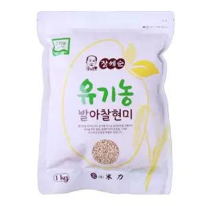 장세순 유기농 발아 찰현미 1kg 1개