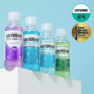 [리스테린/공식] 휴대용 100ml 6개입 Best 모음 (쿨민트,그린티,토탈케어 외)