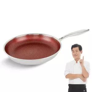 이연복 클래딘 베네치아 통3중 인덕션 28cm 후라이팬 복음 생선 삼겹살 그릴 후라이