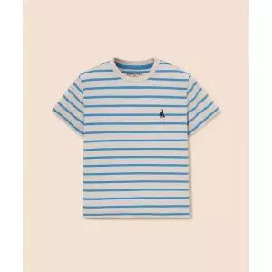 매장정품 빈폴 키즈 BEANPOLE KIDS 스트라이프 반소매 티셔츠 - 베이지 (BI6242UE2A) BI6242UE2A 385613