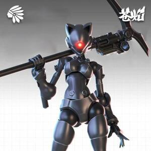 시크 메인랜드 3분 프로젝트 3.75인치 슈퍼 가동 액션 피규어 여성 돌연변이 고정밀 DIY 조립 수집용 모델
