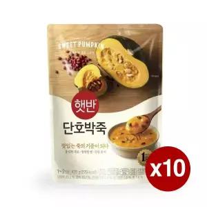 햇반 단호박죽 420g 10개 외 취향대로 고르기 비비고죽 즉석죽 파우치죽