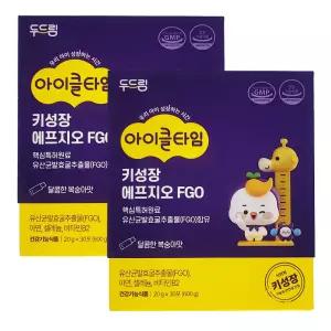 두드림 아이클타임 어린이 키성장 FGO 유산균 발표추출물 젤리 30포, 2개 CB