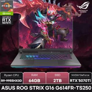 ASUS ROG STRIX G16 G614FR-TS250/RAM 64GB/SSD 2TB/WIN11/+ 마우스증정
