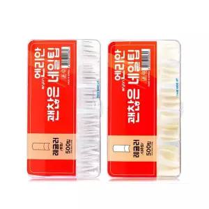 NRYAN 엔리안 네일팁 레귤러팁 (내추럴,클리어) 500T