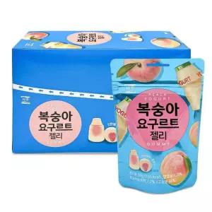 서주 복숭아 요구르트 젤리 50gx8개 1통