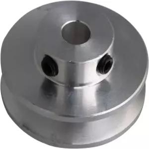 BQLZR 31x15x6MM 은 알루미늄 합금 싱글 그루브 고정 보어 풀리 모터 샤프트 PU 원형 벨트용