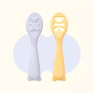 릴리브 실리콘 초기 중기 이유식 숟가락 백일 돌 선물