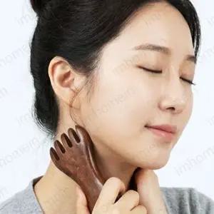 마리오네트 팔자주름 괄사 눈꺼풀 리프팅 원목 마사지-WFOKHGT