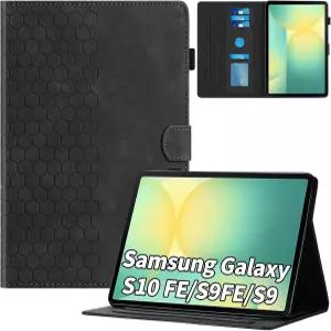 Kitzomi 삼성 갤럭시 탭 S10 Fe/S9 5G 10.9 인치 / S9 11 포켓 자동 웨이크/슬립 가죽 태블릿 케이스 플립