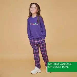 키즈 피치 여아 원마일웨어 상하의 2종 딥바이올렛 BNGES4O08T
