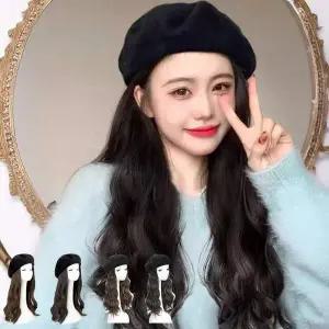 블랙 웨이브 여성 파티 헤어 롱가발 긴머리 빅웨이브