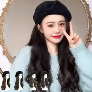 블랙 웨이브 여성 파티 헤어 롱가발 긴머리 빅웨이브
