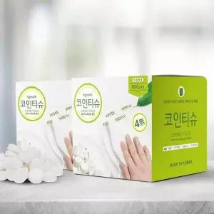 [셀러허브][코스트코] 코스트코 베지터블 코인 압축 티슈 300개 x 2 (S29190571)