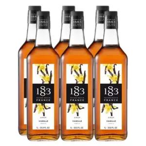 [셀러허브]1883 바닐라시럽 1000ml x 6병 커피 카페 시럽 (S15563092)