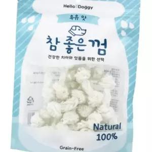 헬로도기 강아지 참좋은껌 실타래 우유껌 S 18p