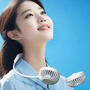 고품질 넥 밴드 선풍기 여름 운동 야외 작업 초경량 화이트 넥 밴드 여름 운동 야외 작업 WFOINNZ