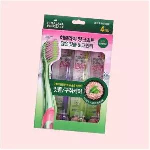 페리오 히말라야 핑크솔트 담은 칫솔 그린티 4개입 4209099