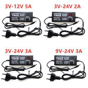 AC DC 전원 공급 장치 3V 5V 9V 12V 24 V 36V 1A 2A 3A 5A 10A 가변 변압기 220V 12V 전원 어댑터 5 12 24 V Volt