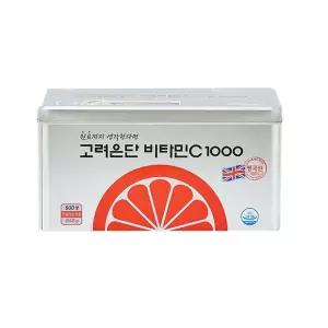 고려은단 비타민C1000 1080mg 600정 20개월분 쇼핑백 sf