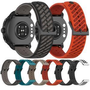 Suunto RACE 2 S/Run/Ocean/Vertical용  실리콘 손목밴드 5 9 Peak Pro 밴드 팔찌용 교체 스트랩