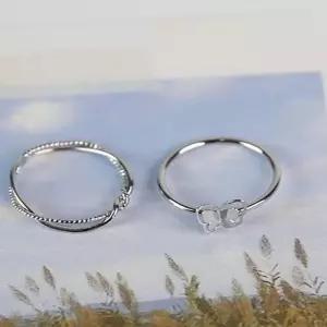 특이한반지 심플한반지 꽈배기꼬임나비반지