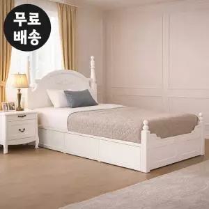 라테 수납형 평상 1인용 침대프레임 슈퍼싱글(SS)