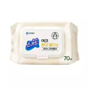 유한킴벌리 스카트 에코 종이물티슈 캡형 70매x24팩