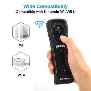 호환 Wii U 콘솔 조이스틱용 모션 플러스 블루투스 게임 패드 닌텐도 Nunchuck 무선 리모콘