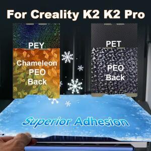 Creality K2 Pro 양면 스프링 스틸 시트 쿨 플레이트 3D 프린터 부품 핫베드 PEI PEY PEO PET 빌드 용)