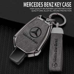 메르세데스 벤츠 호환 GLS GLA GLC CLA AMG W204 W212 W463 W176 용 아연 합금 자동차 키 커버 케이스 홀더