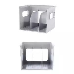 3칸 학생용 책상 책꽂이 북앤드 28.6x21cm 1개 그레이 책상책꽂이 미니책꽂이 책꽂이정리함