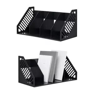 4칸 학생용 책상 책꽂이 북앤드 45x21cm 1개 DG 책상책꽂이 미니책꽂이 책꽂이정리함
