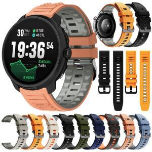 SUUNTO 레이스 2/9용 22mm 실리콘 스트랩 VERTICAL/Ocean/5 PEAK/RACE S/RACE RUN용 시계 밴드 교체용 팔찌