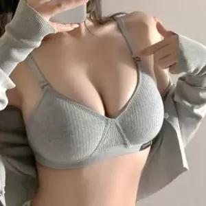 노와이어브라 브래지어 작은가슴 볼륨 면브라 학생