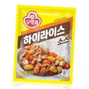 오뚜기 하이라이스 소스 1kg 과립형 하이라이스분말 하이라이스가루 간단요리 어린이간식 식당